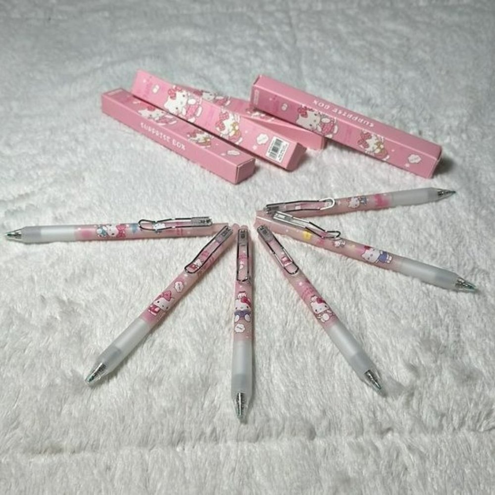 Hello Kitty Surprise Box Kawaii Pen writing pen -  6 pens